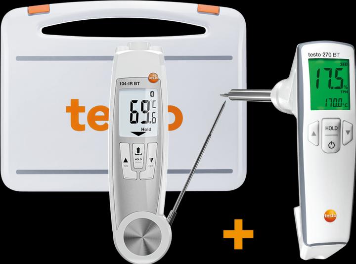 Productafbeelding Testo Temperatuur frituurolie instellen BT