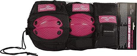 Produktbild Van Manen Veenendaal Van Manen Skater Sicherheits-Set Gr.M 6tlg rosa/schwarz (M, Ellbogenschoner, Knieschoner, 6 Stück)