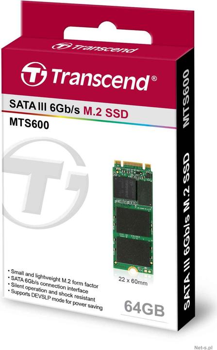 Image du produit Transcend Msa370 (64 Go, mSATA)