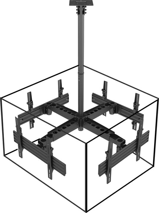 Actual product image equip Pro - Bracket - Plastic, Aluminum, Steel - Black - Screen Size: 81.3-1 (Ceiling, 65")