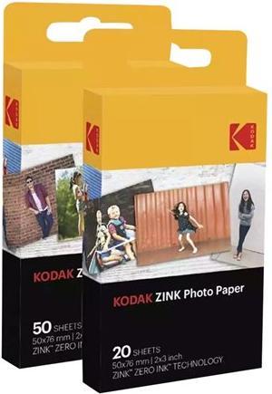 Image du produit Kodak Film instantané 2x3 (Mint, craquement, Touche d'encliquetage, Printomatic, Mini 2, M230)