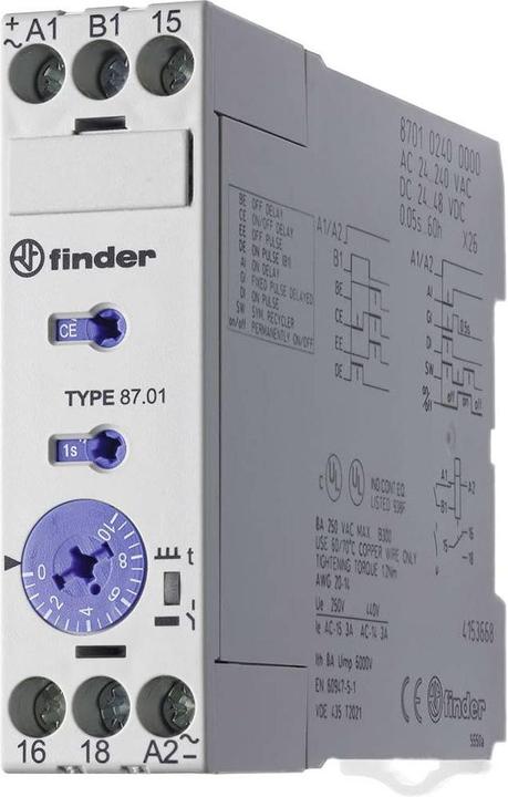 Actual product image Finder 87.01.0.240 Time relay Multifu