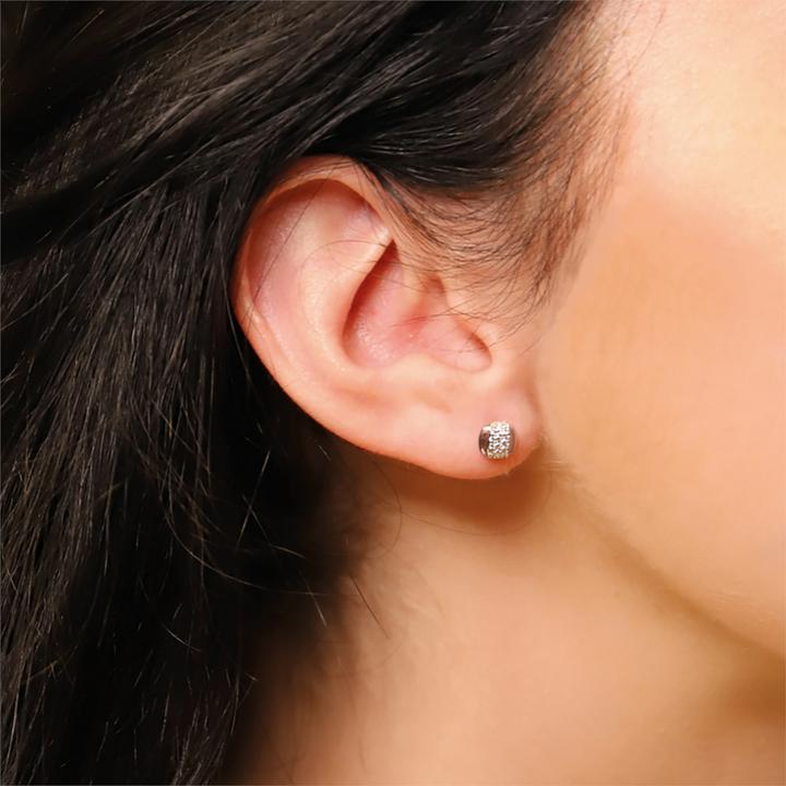 Immagine prodotto Ti Sento Milano Orecchini ovali con zirconi placcati oro rosa 7799ZR (Argento 925)