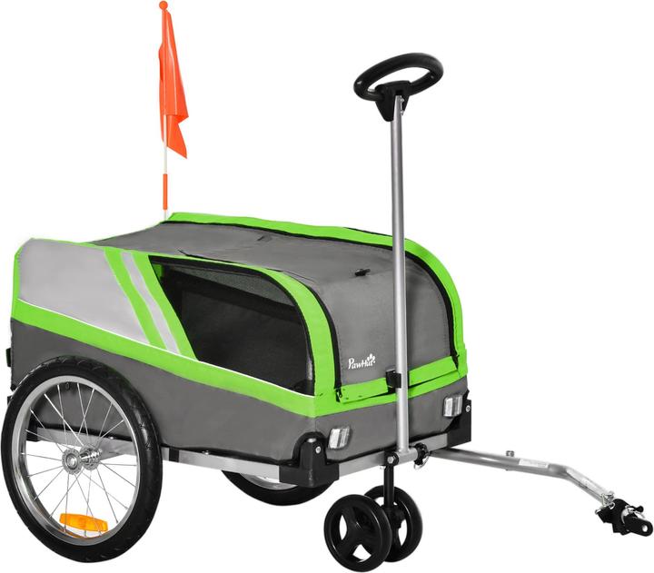 Image du produit PawHut Remorque pour chien 2 en 1 Trolley