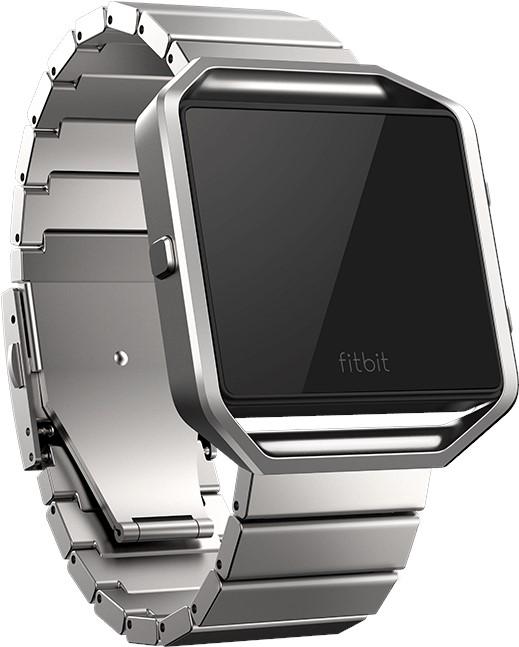 Actual product image Fitbit Blaze stainless steel band with frame (Stainless steel, Blaze)
