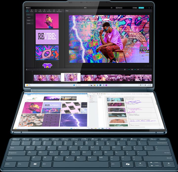 Productafbeelding Lenovo YOGABOOK 9 13IMU9 COREULT7 16GB (13.30", Intel Core Ultra 7 155U, 16 GB, 1000 GB, NL)