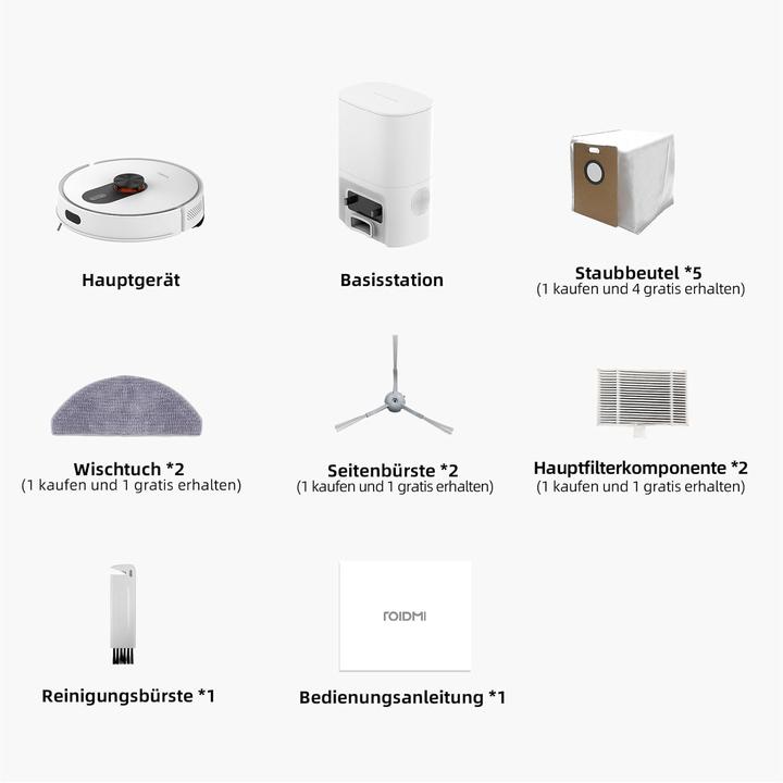 Productafbeelding Xiaomi Roidmi Eva Rook (Robotstofzuiger)