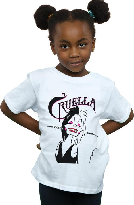 Produktbild Disney Cruella De Vil Evil Smile TShirt Mädchen (140, 146)