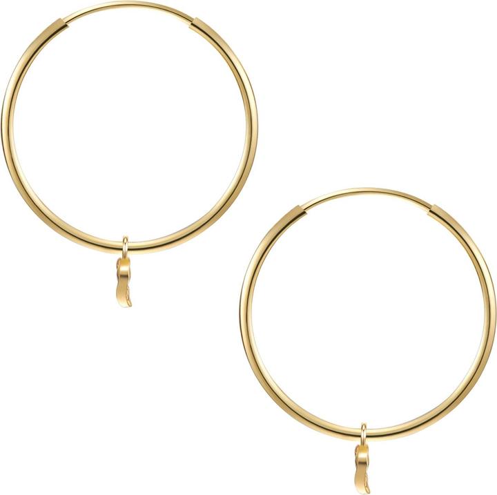 Produktbild Glanzstücke München Damen Kreis Sterling Silber gelbgold - 31528 (Sterling Silber)