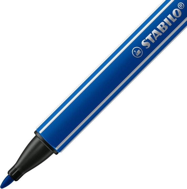 Immagine prodotto STABILO Penne con punta in feltro - pointMax - confezione da 10 - blu oltremare (Blu oltremare, 10 x)