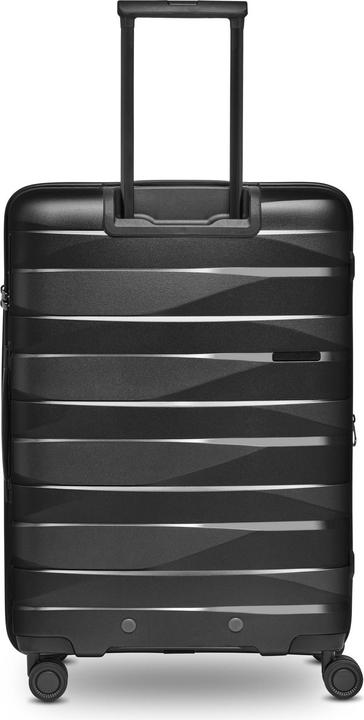 Actual product image Bergpfeil Travel 4-wheel suitcase set, 3-piece, with stretch fold (228 l, XL (from 140l))