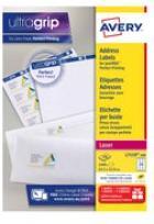Produktbild Avery Dennison Etiketten Zweckform ultragrip L7162, 99,1x33,9 mm, weiss, Pk. 1600 Stk.