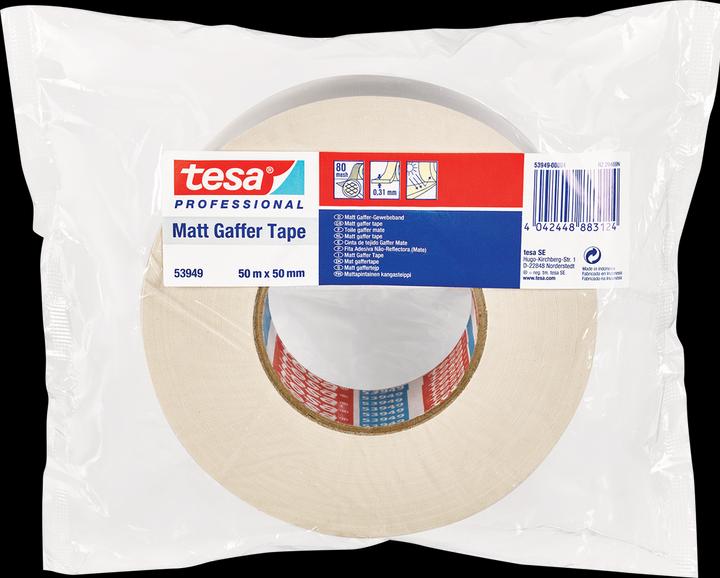 Produktbild tesa Gewebeband matt 80mesh 50:50 weiss (50 mm)