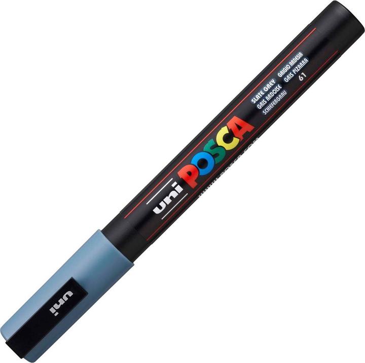 Actual product image Posca Marker PC-3M round tip (Grey, 1.30 mm, 1 x)