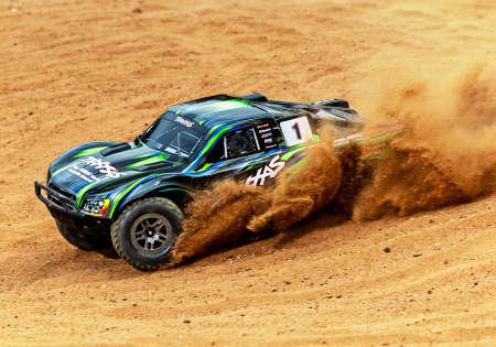 Image du produit Traxxas SLASH 4X4 BL2S VERT 1/10 SHORT-COURSE RTR SANS ACCU/CHARGEUR (RTR Prêt à fonctionner)