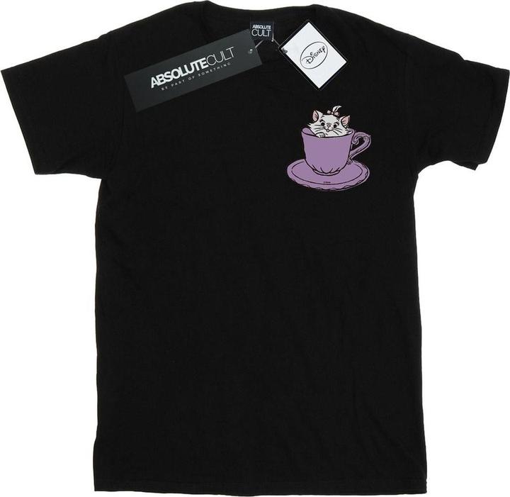Immagine prodotto Disney Aristocats Marie In Cup Breast Print Maglietta Ampia Donna (L)