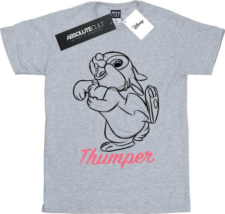 Immagine prodotto Disney Bambi Thumper Line Drawing Maglietta Ampia Donna (M)