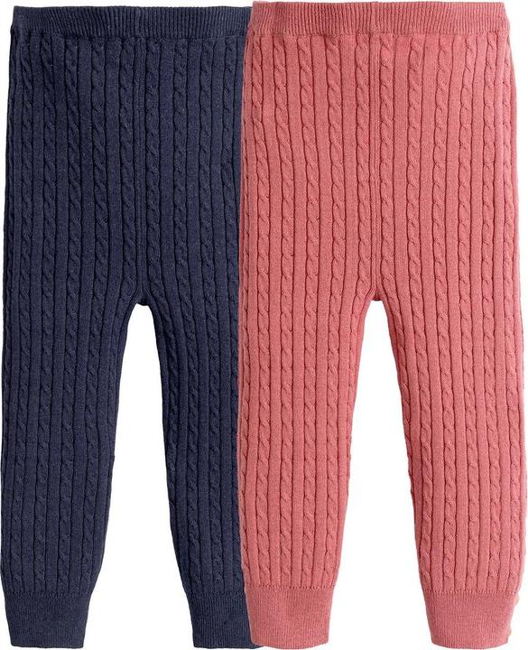 Actual product image La Redoute Collections 2-pack cable knit leggings (86)