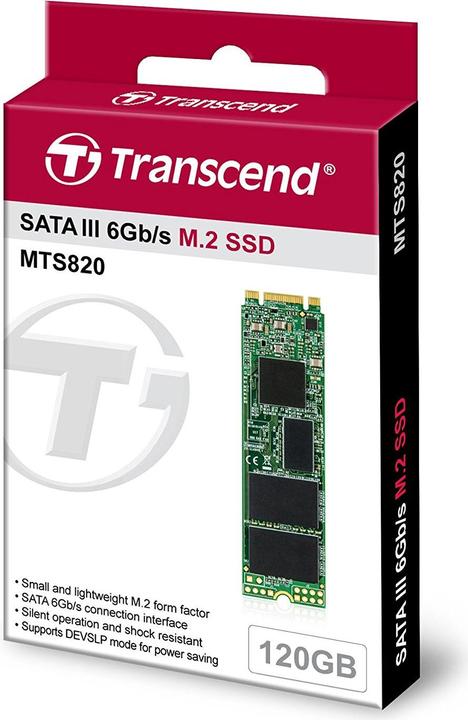 Actual product image Transcend Mts820s (120 GB, M.2 2280)
