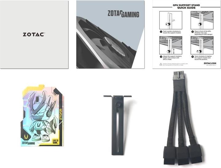 Image du produit Zotac GeForce RTX 4080 SUPER Trinity édition noire (16 Go)