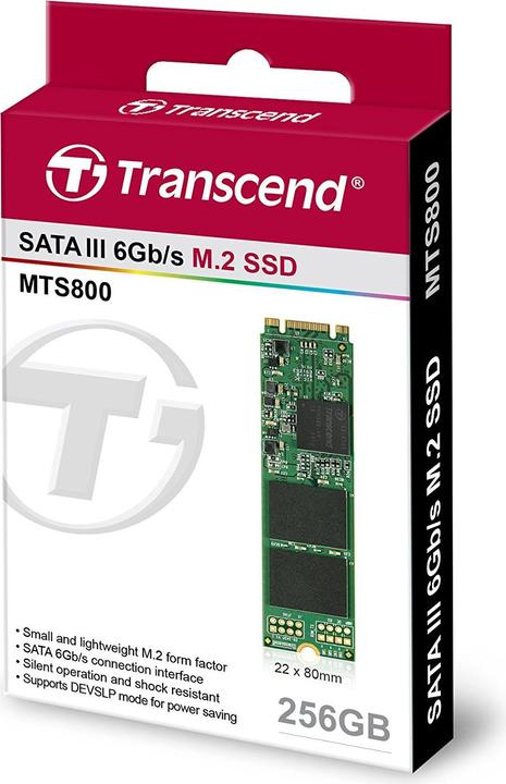 Actual product image Transcend Mts800s (256 GB, M.2 2280)