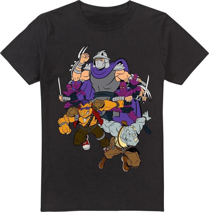 Actual product image Teenage Mutant NT Mens Shredder And Foot Clan T-Shirt (XL)