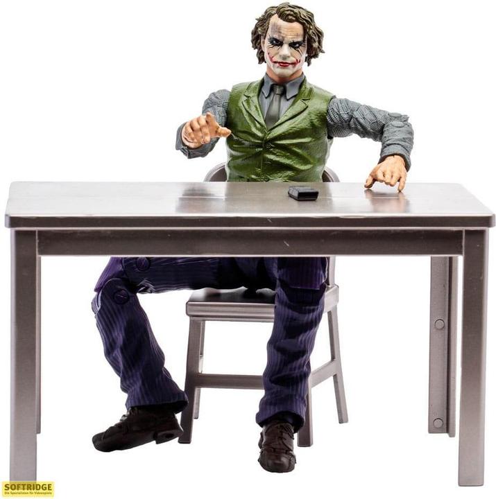 Immagine prodotto McFarlane Figura d'azione del Multiverso DC Il Joker (variante della cella) (Il Cavaliere Oscuro) (Etichetta