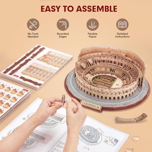 Produktbild Dante 3D Puzzle Rom Kolosseum 163el MC279H Kubischer Spass (163 Teile)