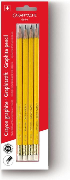 Caran d'Ache Edelweiss Graphitstift im Blister (2.10 mm, HB, 4 x)