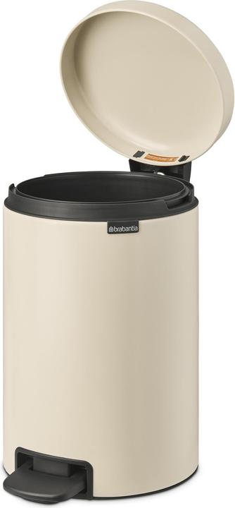 Image du produit Brabantia Poubelle à pédale NewIcon 12 l, Soft Beige (12 l)