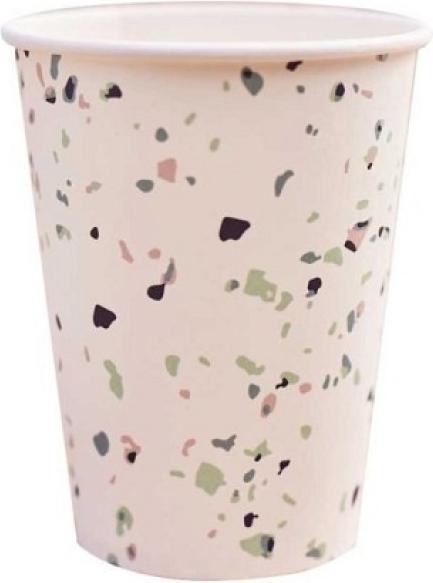 Immagine prodotto Ginger Ray Tazza di carta ecologica con stampa Terrazzo (8 x)