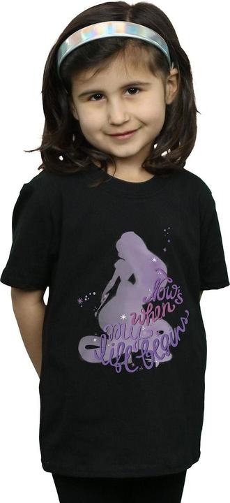 Actual product image Disney Girls Tangled Now's When My Life Begins Cotton T-Shirt (140, 146)