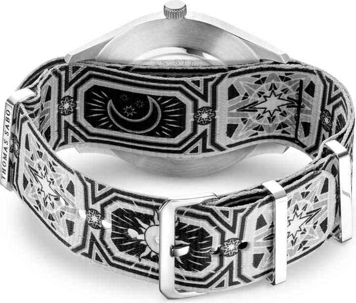 Immagine prodotto Thomas Sabo Cinturino dell'orologio Code TS Nato Black Night Sky (20 mm, Tessile (Natoband))
