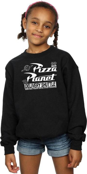 Immagine prodotto Disney Toy Story Pizza Planet Logo Felpa Ragazze (152, 158)
