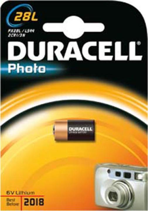 Produktbild Duracell Lithium Fotobatterie, PX28L, 6 V, 200 mAh (1 Stk., 28L, 200 mAh)
