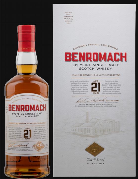 Image du produit Benromach 21 ans d'âge (Single Malt, Scotch Whisky)