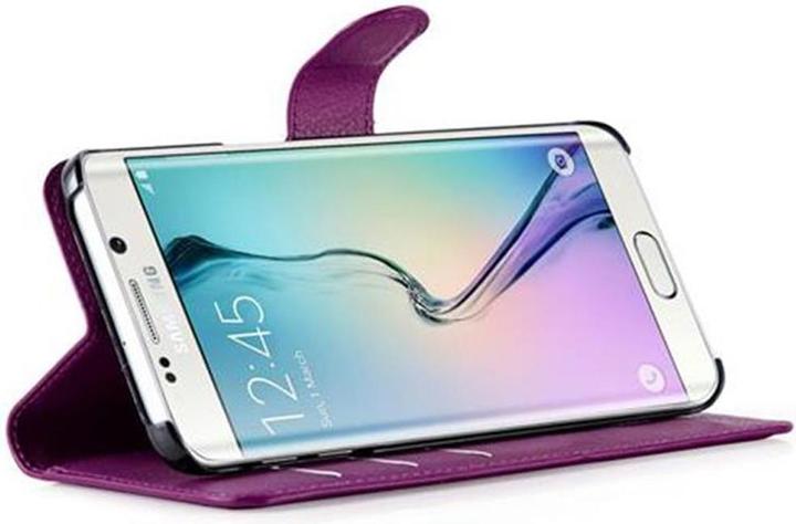 Actual product image Cadorabo Book with stand function cover (Samsung Galaxy S6 Edge)
