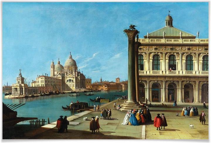 Produktbild Trenddeko Canaletto - Die Einfahrt zum Canal Grande (100 x 70 cm)