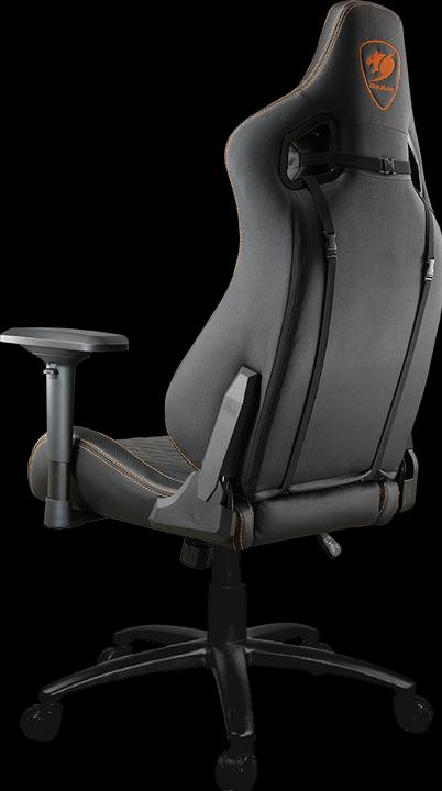 Actual product image Cougar Armor S Black 3MASBNXB.0001 Gaming chair ARMOR S Black/ Adjustable Design/Black/Black