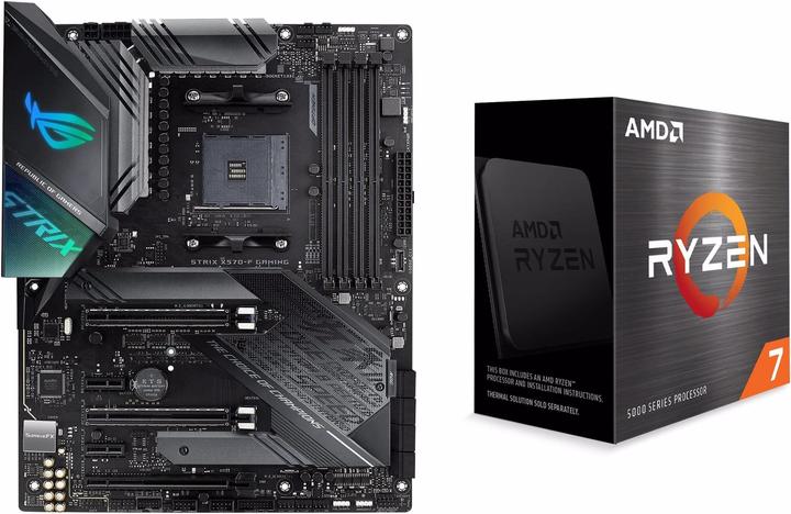ASUS Strix X570-F + Ryzen 7 5800X