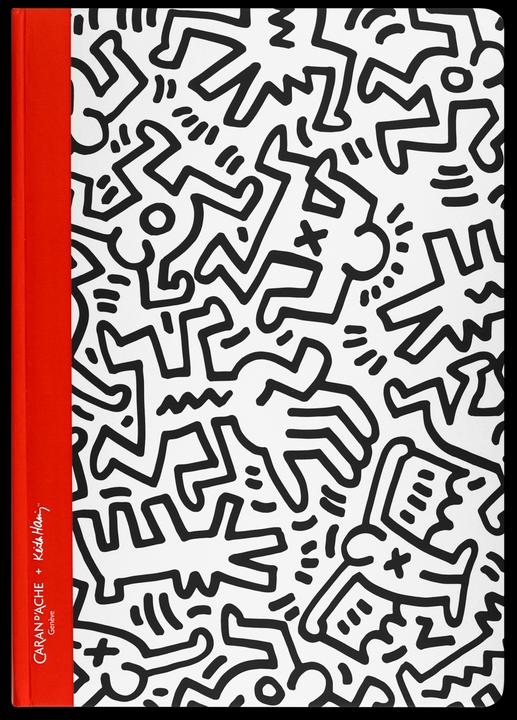 Keith Haring Notizbuch Sonderedition (A5, Quadrillé, Couverture rigide)