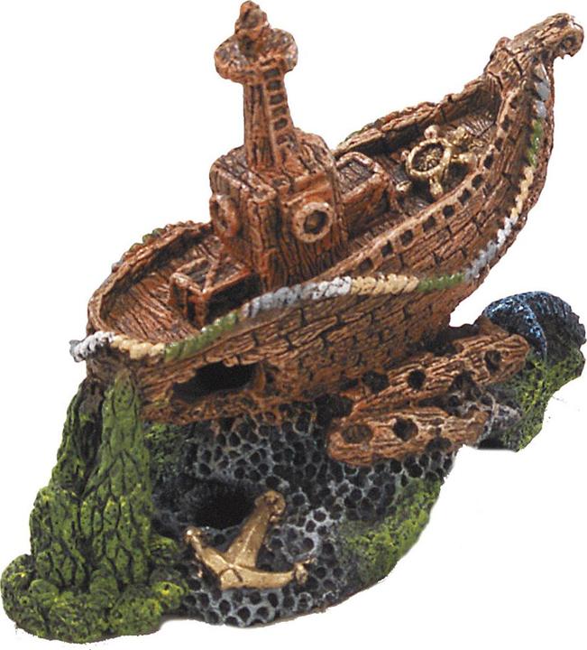 Produktbild Europet Aquariumdekoration Dekor Schiffswrack L, 22x11x15.5cm (Dekoration, sonstige Gegenstände)