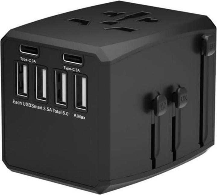 Actual product image MicroConnect World Travel Adapter