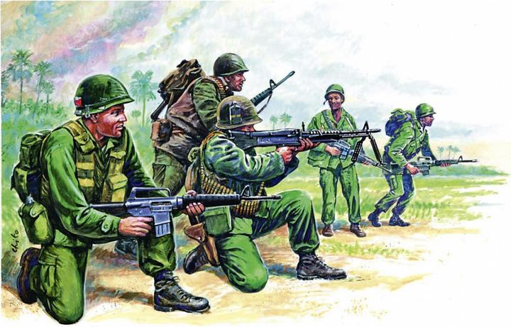 Actual product image Italeri Vietnam War American Special Force