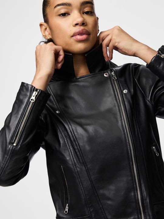 Immagine prodotto Pieces Leder Bikerjacke (M)