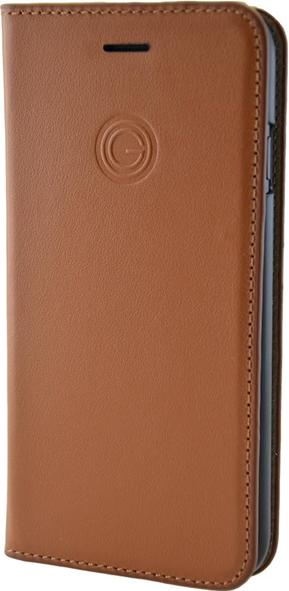 Actual product image Mike Galeli Book cover genuine leather Marc cognac (Apple iPhone 11)