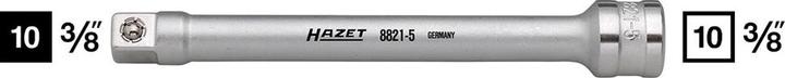 Actual product image HAZET Extension 8821-3 ∙ Square, hollow 10 mm (3/8 inch) ∙ Square, solid 10 mm (3/8 inch)