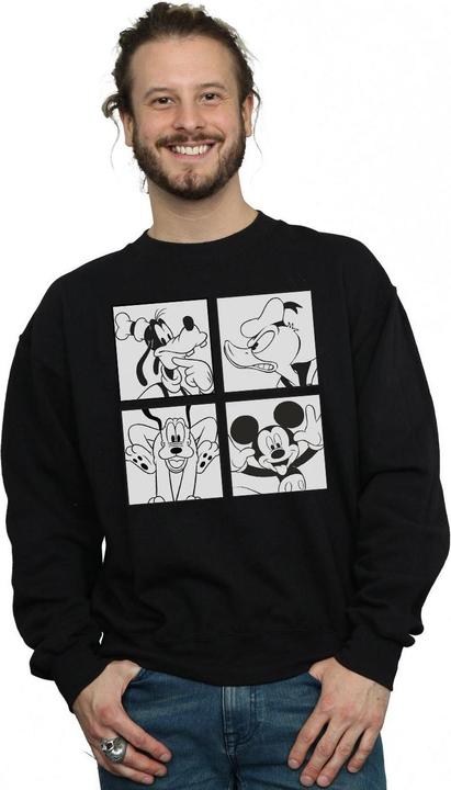Produktbild Disney Mickey Donald Goofy And Pluto Boxed Sweatshirt (XL)