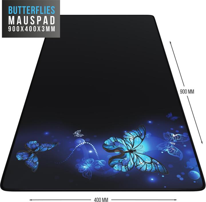 Immagine prodotto CSL Tappetino per mouse da gioco, XXL, 900 x 400 x 3 mm, tappetino per mouse, extra large, lavabile (XXL)