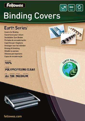 Actual product image Fellowes Earth cover sheet A4 transparent